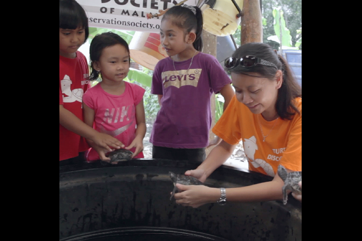 Meet Pelf. Her love of turtles fueled her passion to start her own NGO, the Turtle Conservation Society of Malaysia, where she not only saves turtles and terrapins but helps surrounding villages too.