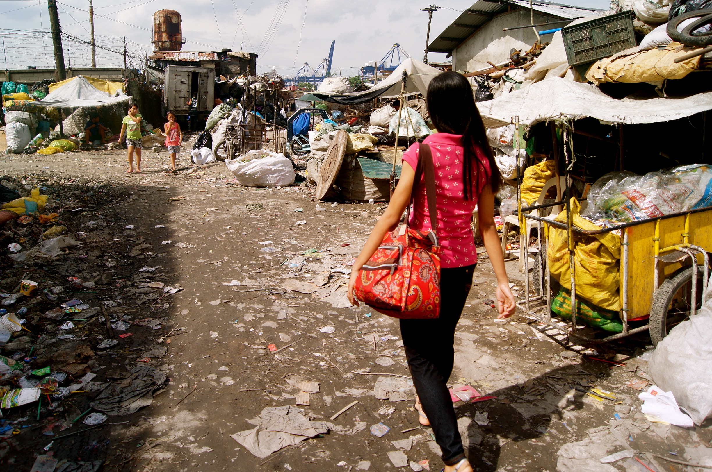 This is where 15-year-old Jessa Balote came from, a shanty town